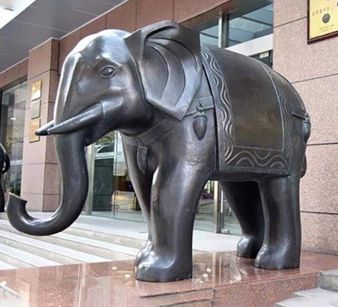 铸铜大象雕塑设计应当注意